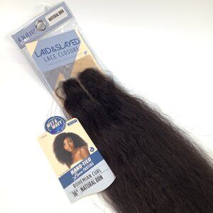 Outre Laid & Slayed Lace Closure Bohemian Curl 16" Natural BRN